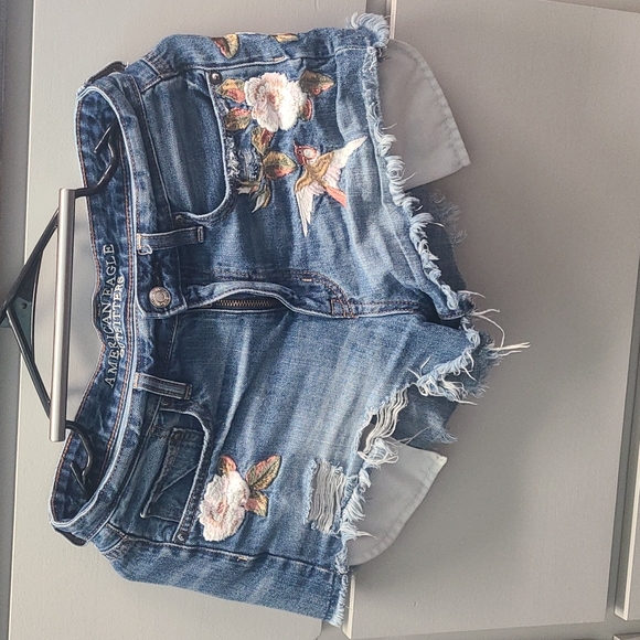 American Eagle Outfitters Pants - AMERICAN EAGLE- VINTAGE HIGH RISE FESTIVAL SHORTS